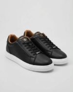 Basket Homme Premium Urban – Noir & Semelle Blanche – Image 2