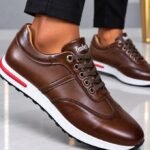 Basket Homme Urban Classic – Marron, Semelle Confort