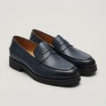 Mocassin Homme Prestige Classic – Bleu Marine Élégant & Semelle Épaisse