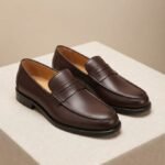 Mocassin Homme Prestige Classic – Marron Élégant & Semelle Épaisse