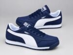 Basket Homme Style Urbain Bleu Marine & Blanc – Confort & Élégance – Image 2