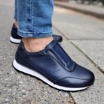 Sneakers Homme Urban Flex – Bleu Élégant
