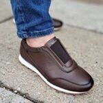 Sneakers Homme Urban Flex – Marron Foncé Élégant