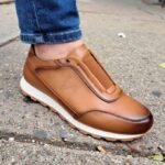 Sneakers Homme Urban Flex – Marron Élégant