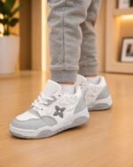 Basket Enfant Urban Flower – Sneakers Confortables & Tendance – Blanc