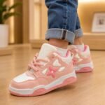 Basket Enfant Urban Flower – Sneakers Confortables & Tendance – Rose