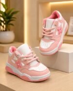 Basket Enfant Urban Flower – Sneakers Confortables & Tendance – Rose – Image 2