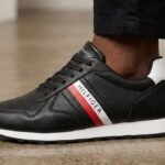 Basket Homme Hilfiger Urban – Confort & Style Décontracté Noir/Blanc