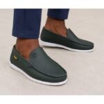 Mocassins Homme Confort Premium – Élégance Décontractée à Semelle Souple Vert