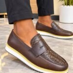 Mocassin Homme Prestige – Élégance & Confort Marron