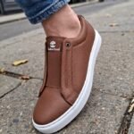 Baskets Homme Timberland Easy Slip – Sans Lacets, Marron/Blanc