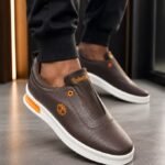 Baskets Homme Timberland Urban Flex – Sans Lacets, Confort & Style Marron/Blanc