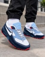 Basket Homme Air Urban – Bleu Marine, Bleu Ciel & Blanc
