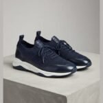 Basket Homme Bleu Marine Sport Chic – Design Premium, Style Moderne et Élégant