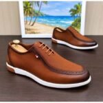 Chaussure Homme Prestige Classic – Marron Élégant à Semelle Confort