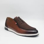 Chaussure Homme Prestige Duo – Marron Élégant & Semelle Moderne