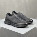 Basket Homme Gris Anthracite Sport Chic – Design Premium, Élégance et Style Moderne