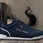 Basket Homme Urban Élégance – Bleu Marine & Blanc