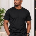T-Shirt Homme Essential Premium – 100% Style & Confort en Coton – Noir