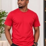 T-Shirt Homme Essential Premium – Coton Confort – Rouge