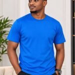 T-Shirt Homme Essential Premium – Coton Confort – Bleu Royal
